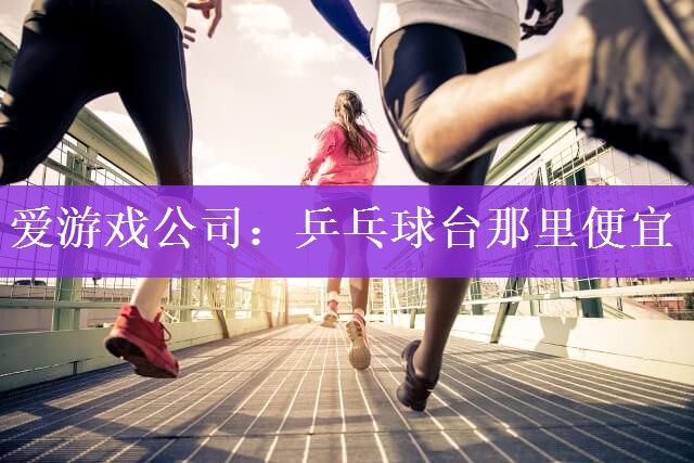 爱游戏公司：乒乓球台那里便宜